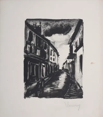 Lithografie Vlaminck - Les Hommes Abandonnés, 1927