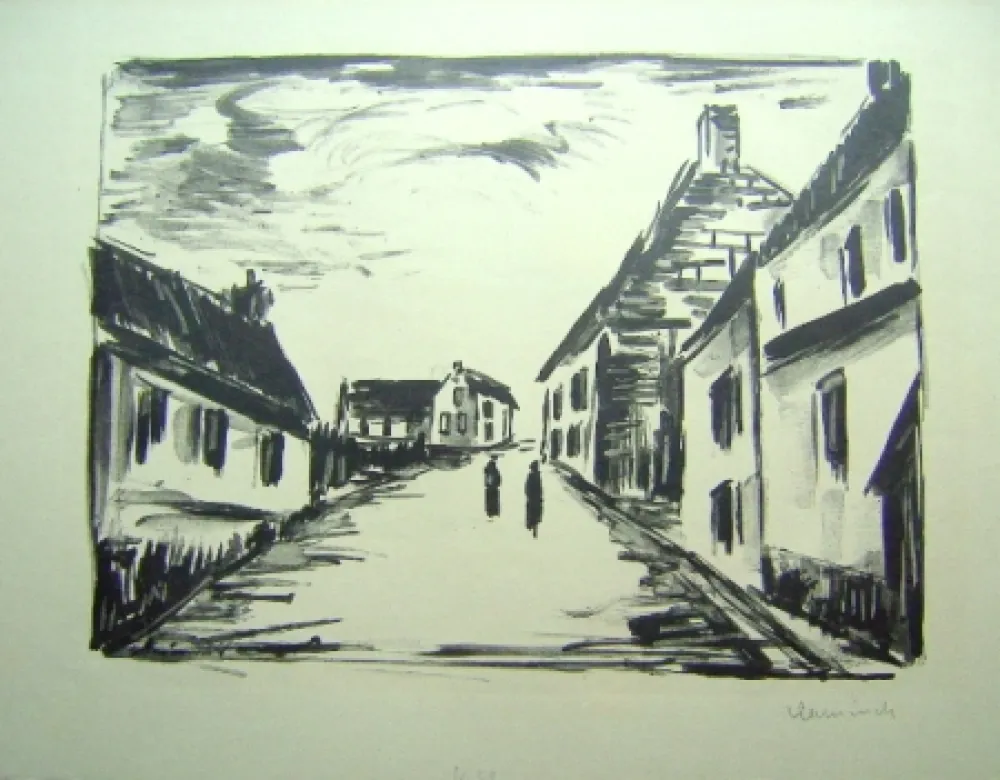 Lithografie Vlaminck - Vallangoujard