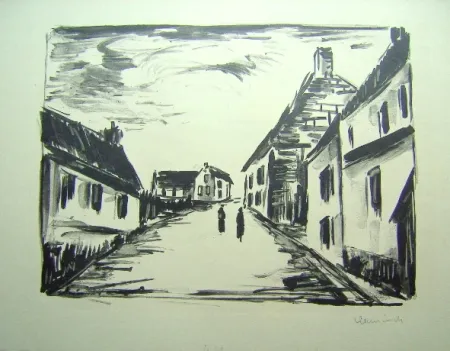 Lithografie Vlaminck - Vallangoujard