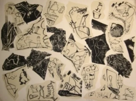 Lithografie Voss - Aus der Erinnerung