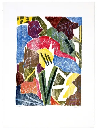 Houtsnede Voss - Chemin de bois