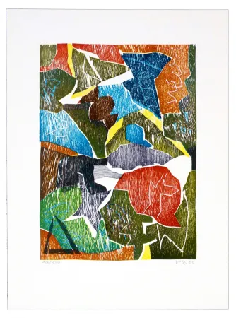 Houtsnede Voss - Chemin de bois