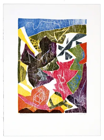 Houtsnede Voss - Chemin de bois