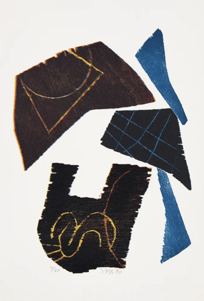 Houtsnede Voss - Five easy pieces