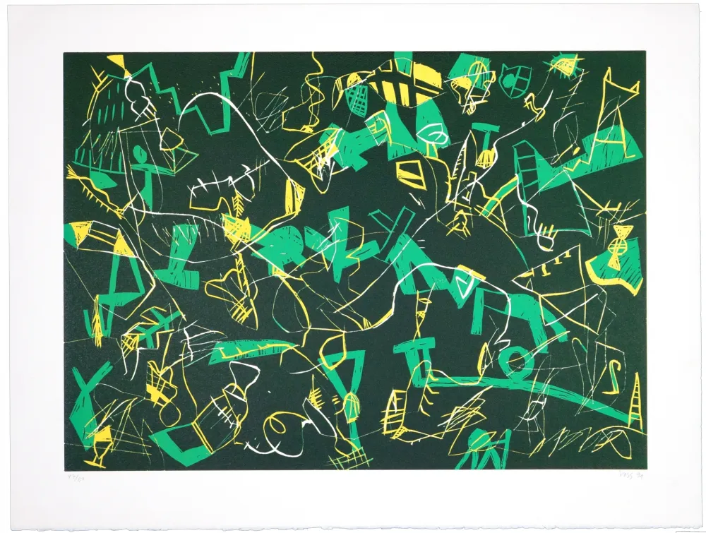 Lithografie Voss - Marcottage