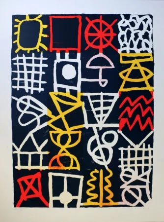 Zeefdruk Voss - No title