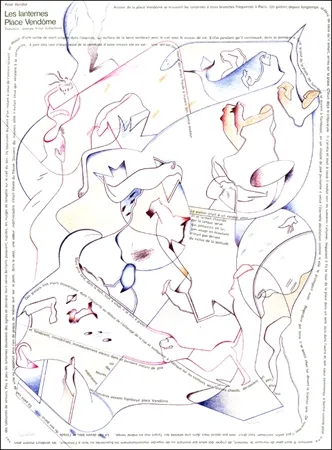 Lithografie Voss - Placard Handke