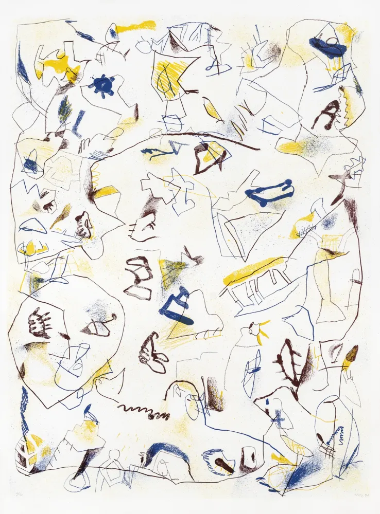 Houtsnede Voss - Train de vie