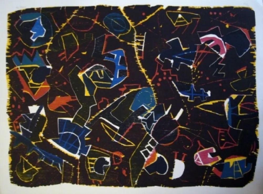 Houtsnede Voss - Traumdeutung