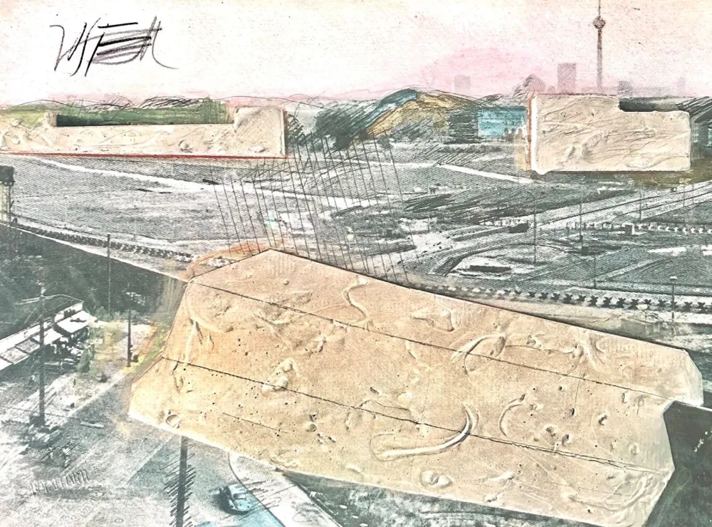 Lithografie Vostell - La Bilancia (The Libra)