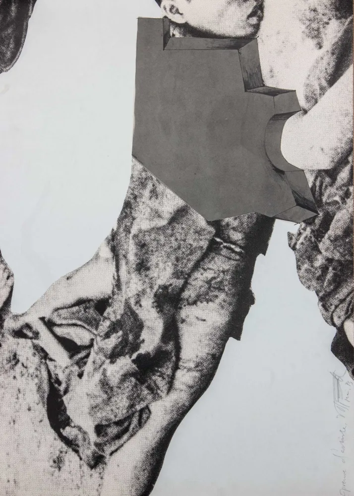 Lithografie Vostell - SENZA TITOLO