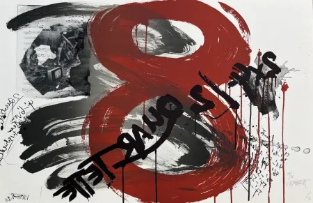 Lithografie Vostell - The Scream : Quartet