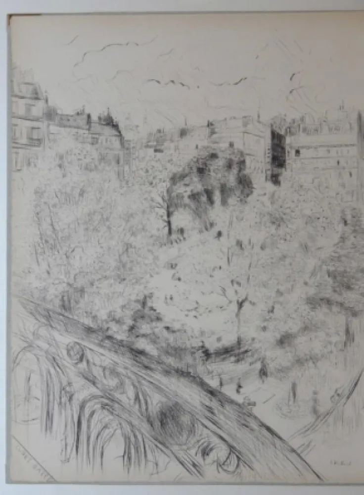 Ets En Aquatint Vuillard  - Tombeau de Edouard Vuillard