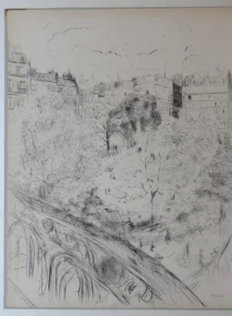 Ets En Aquatint Vuillard  - Tombeau de Edouard Vuillard