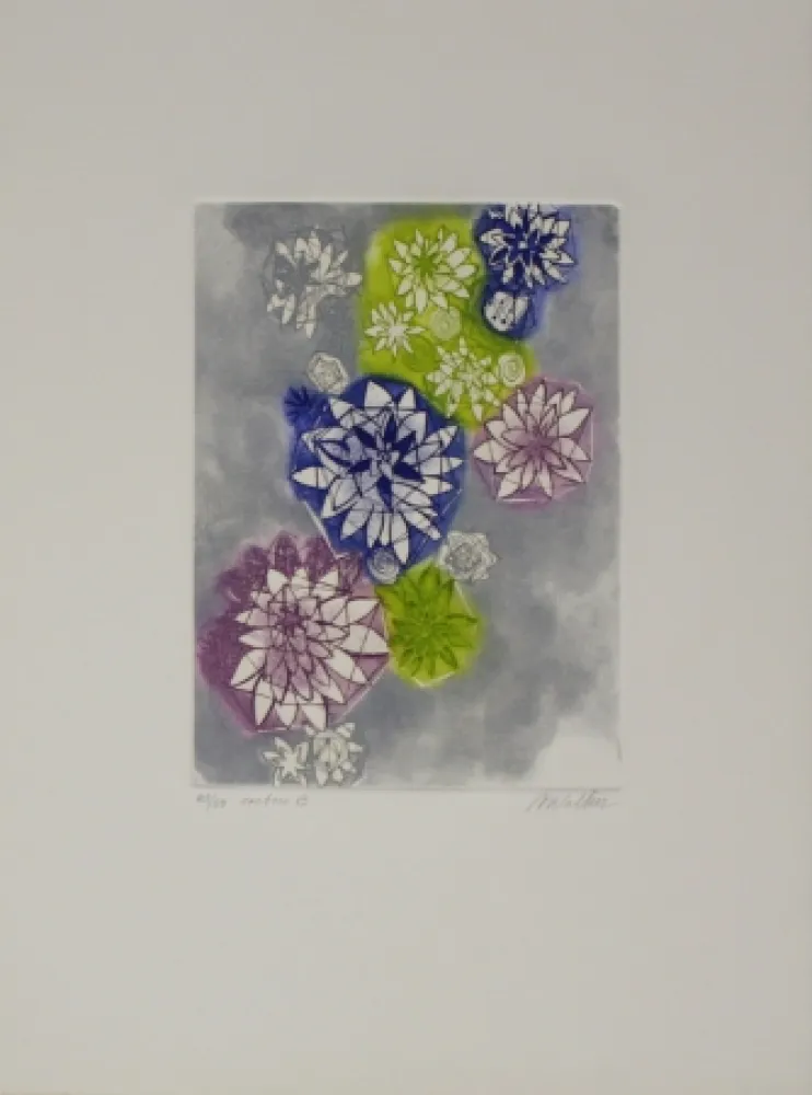 Ets En Aquatint Walker - Cactus B