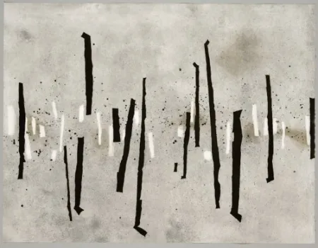 Ets En Aquatint Wang - Walking