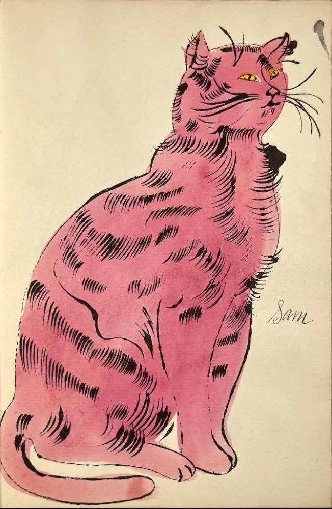 Lithografie Warhol - 25 Cats Name[d] Sam and One Blue Pussy, IV.56B