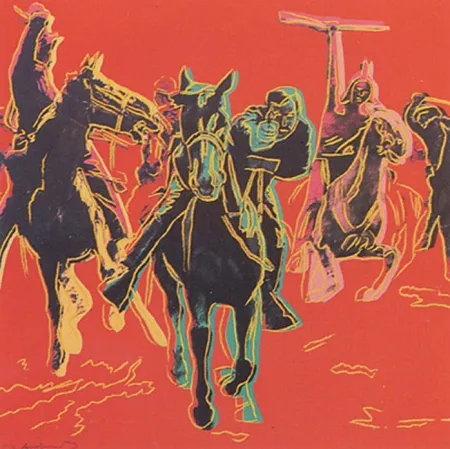 Zeefdruk Warhol - Action Picture (FS II.375)