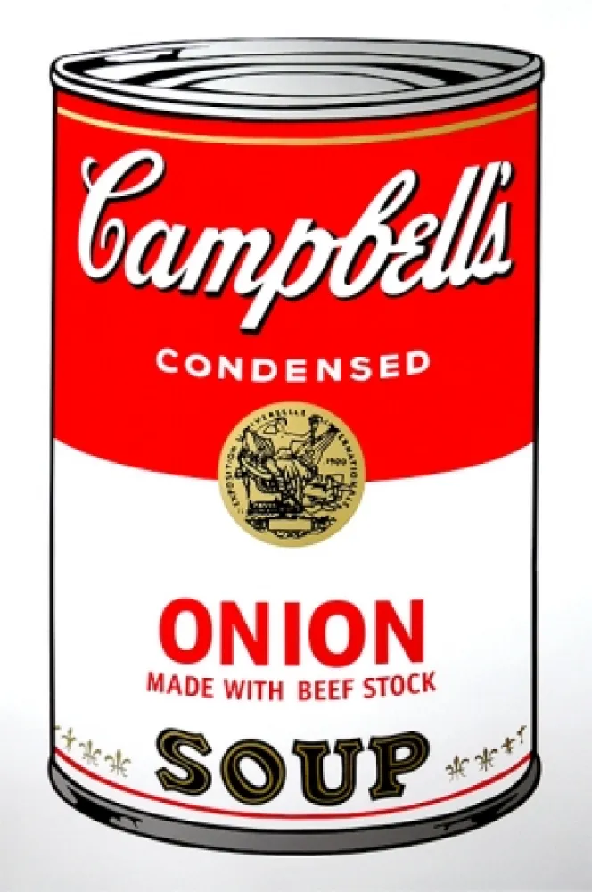 Zeefdruk Warhol (After) - Campbell's Soup - Onion