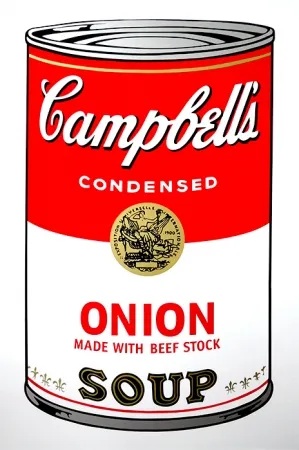 Zeefdruk Warhol (After) - Campbell's Soup - Onion