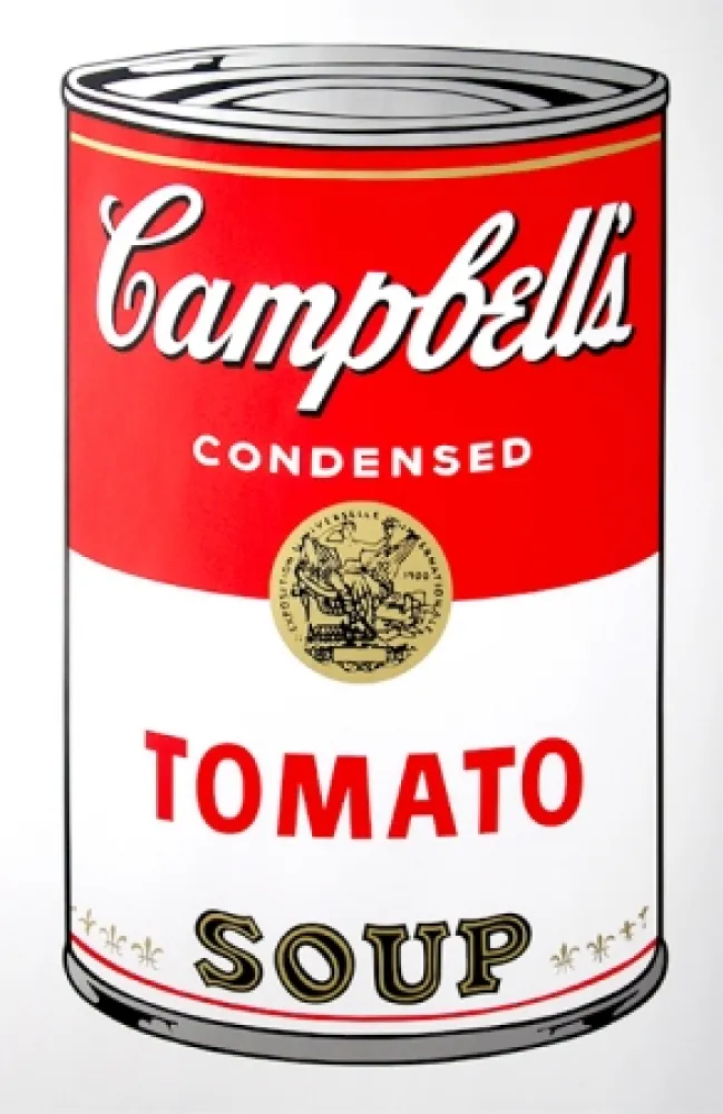 Zeefdruk Warhol (After) - Campbell's Soup - Tomato