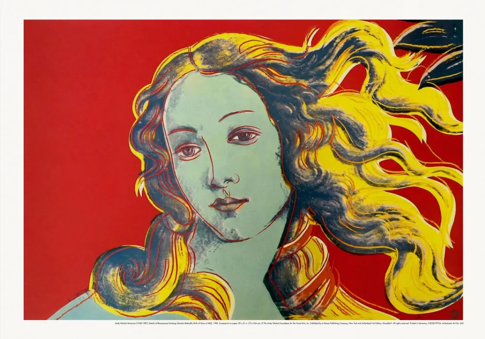 Zeefdruk Warhol (After) - Details of Renaissance Paintings