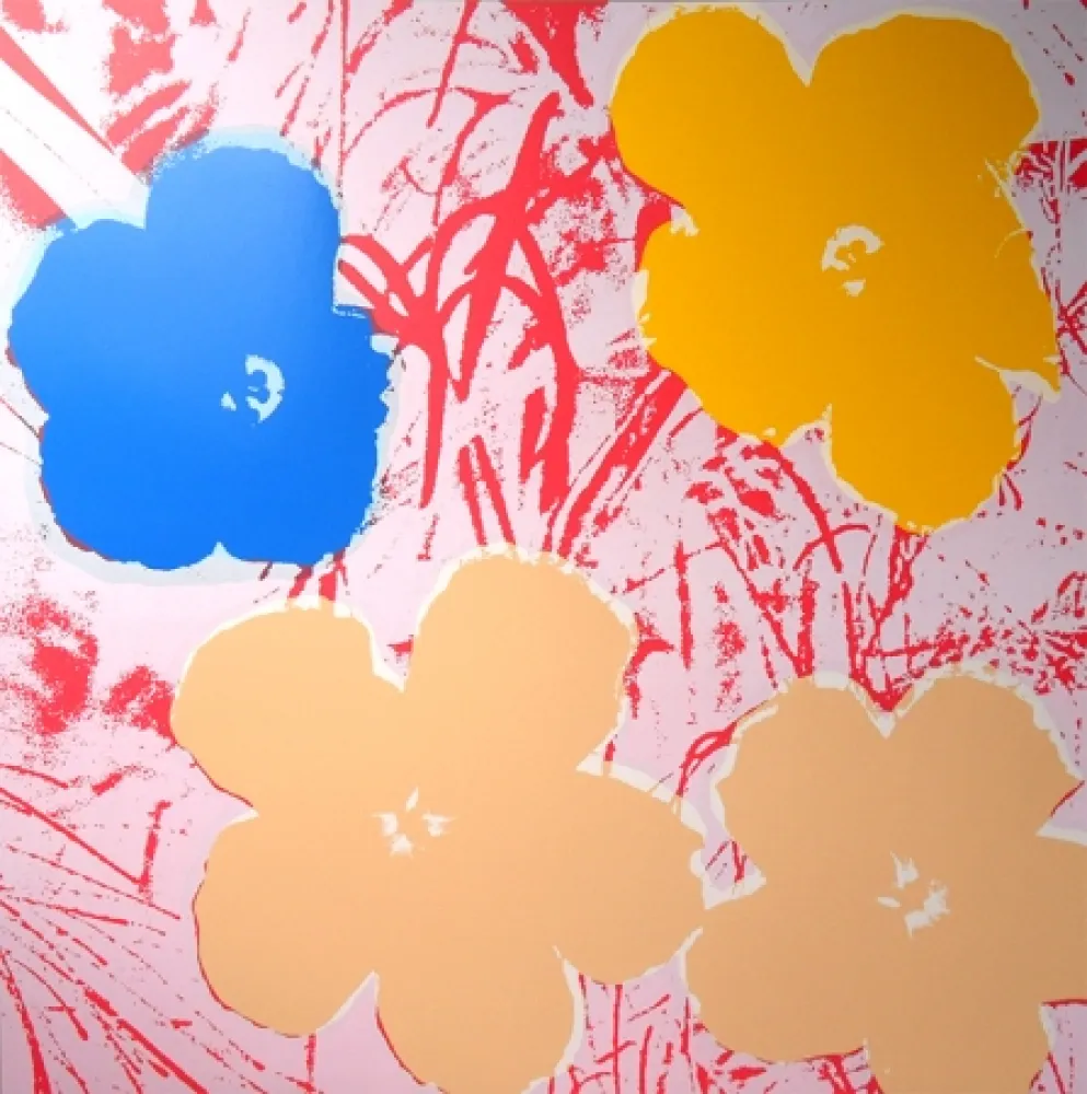 Zeefdruk Warhol (After) - Flowers 11.70