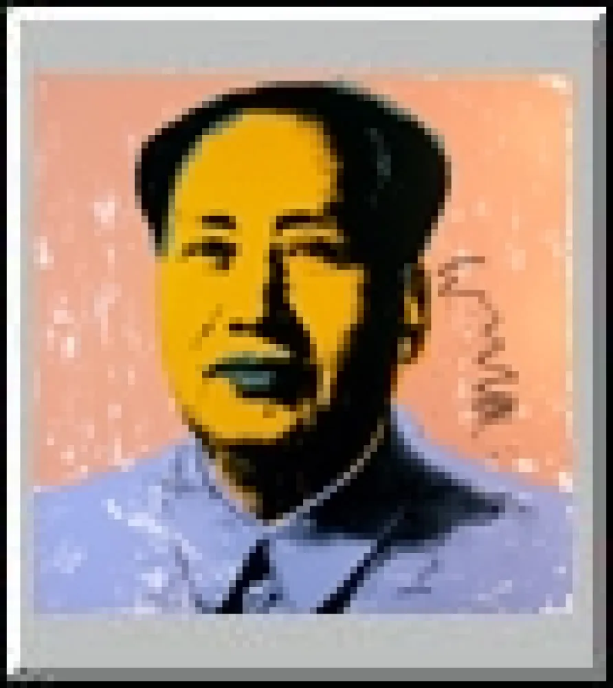 Zeefdruk Warhol (After) - Mao