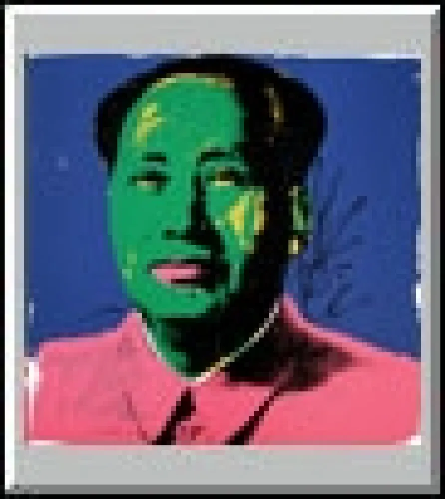 Zeefdruk Warhol (After) - Mao