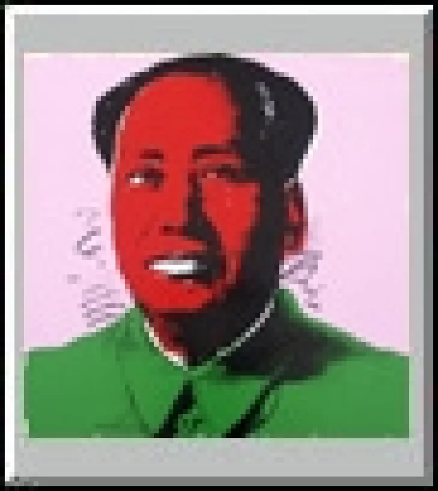 Zeefdruk Warhol (After) - Mao