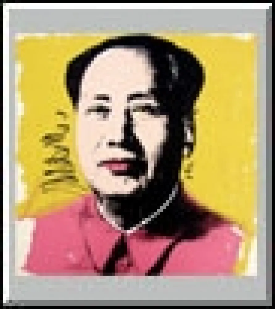 Zeefdruk Warhol (After) - Mao