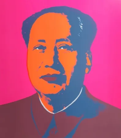Zeefdruk Warhol (After) - Mao