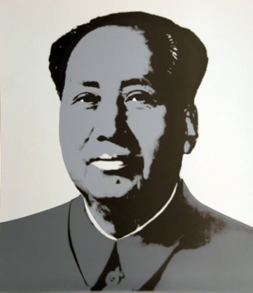 Zeefdruk Warhol (After) - Mao - Grey