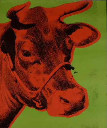 Zeefdruk Warhol (After) - Red Cow, c. 1970-1971