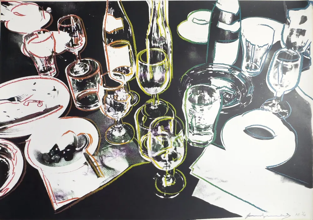 Zeefdruk Warhol - After The Party (Gold Edition)