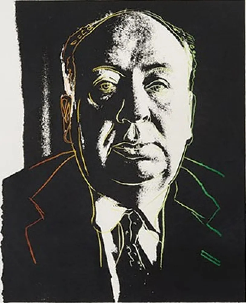 Zeefdruk Warhol - Alfred Hitchcock