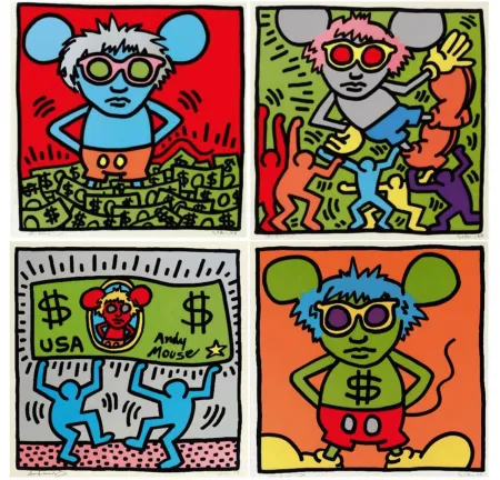 Zeefdruk Warhol - Andy Mouse Complete Portfolio