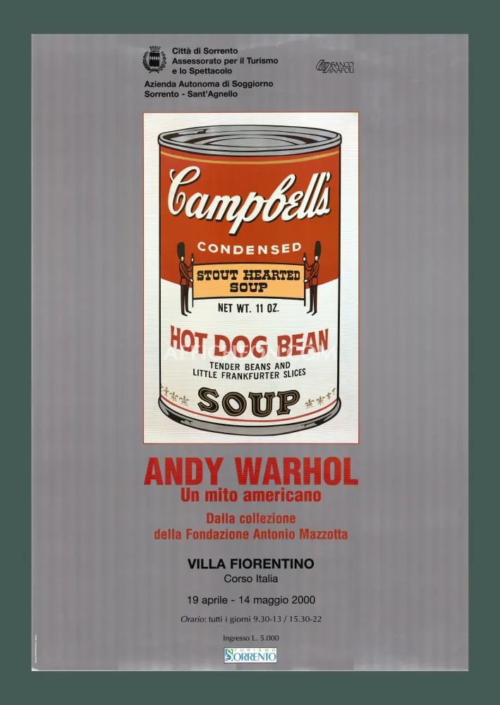 Lithografie Warhol - Andy Warhol: 'Campbell's Soup (Hot Dog Bean)' 2000 Offset-lithograph