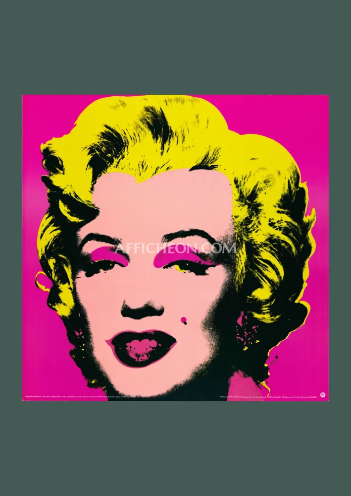 Lithografie Warhol - Andy Warhol: 'Marilyn (Pink)' 1993 Offset-lithograph