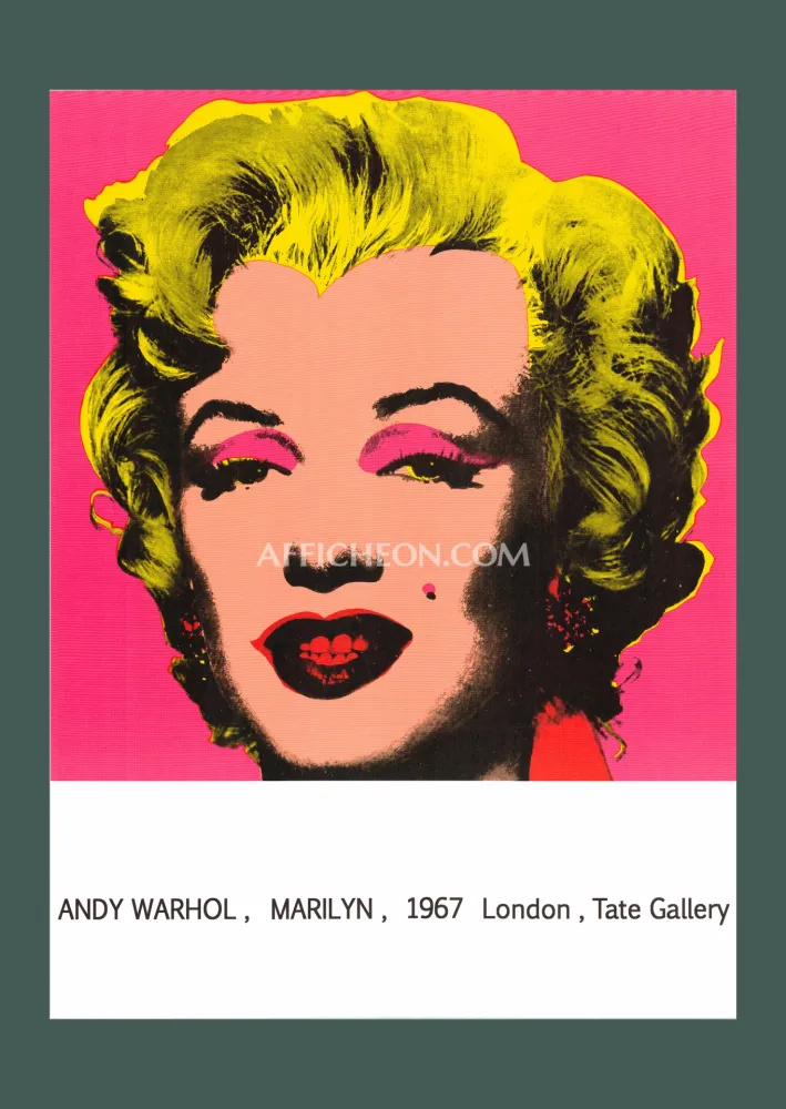 Lithografie Warhol - Andy Warhol: 'Marilyn (Tate Gallery)' 1987 Offset-lithograph