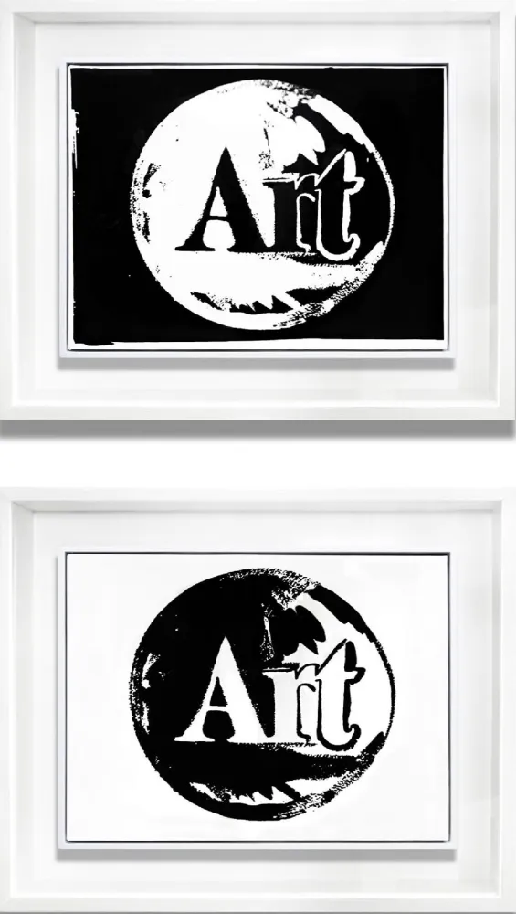 Zeefdruk Warhol - Art (Positive and Negative)