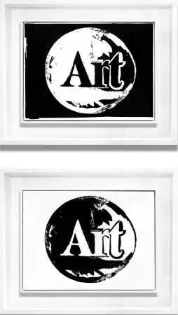 Zeefdruk Warhol - Art (Positive and Negative)