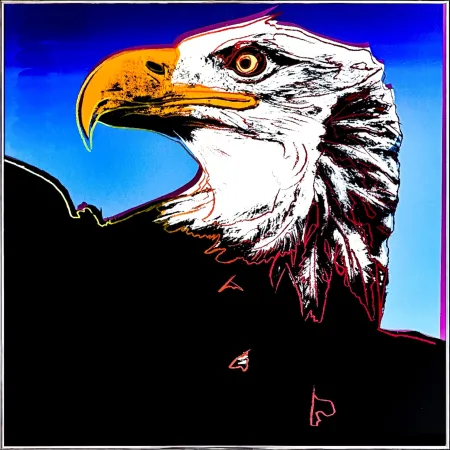 Zeefdruk Warhol - Bald Eagle