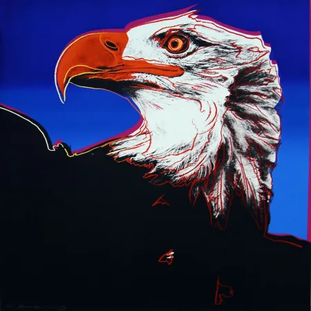 Zeefdruk Warhol - Bald Eagle 296