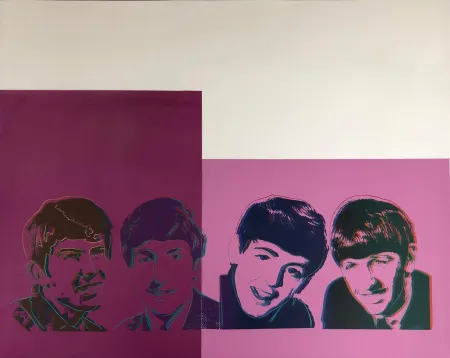 Zeefdruk Warhol - Beatles (FS IIIB.5A)
