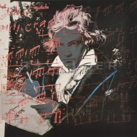 Zeefdruk Warhol - Beethoven (FS II.391)