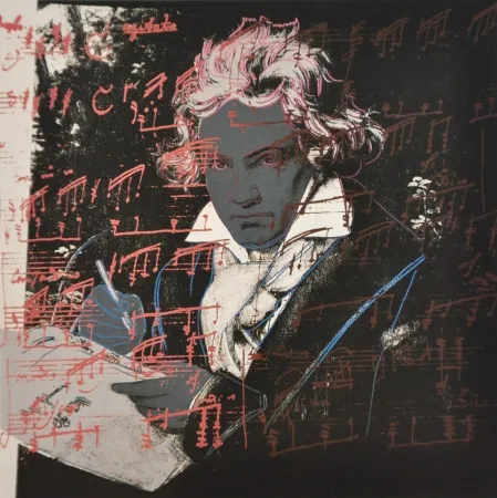 Zeefdruk Warhol - Beethoven (FS II.391)