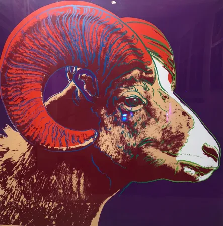 Zeefdruk Warhol - Bighorn Ram TP (FS II.302)