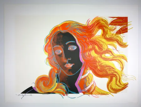 Zeefdruk Warhol - Birth of Venus 318