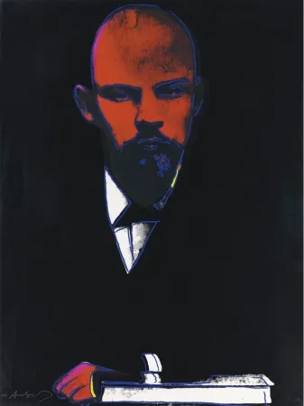 Zeefdruk Warhol - Black Lenin (FS II.402)